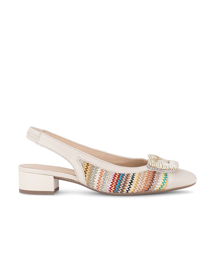 dames slingbacks beige