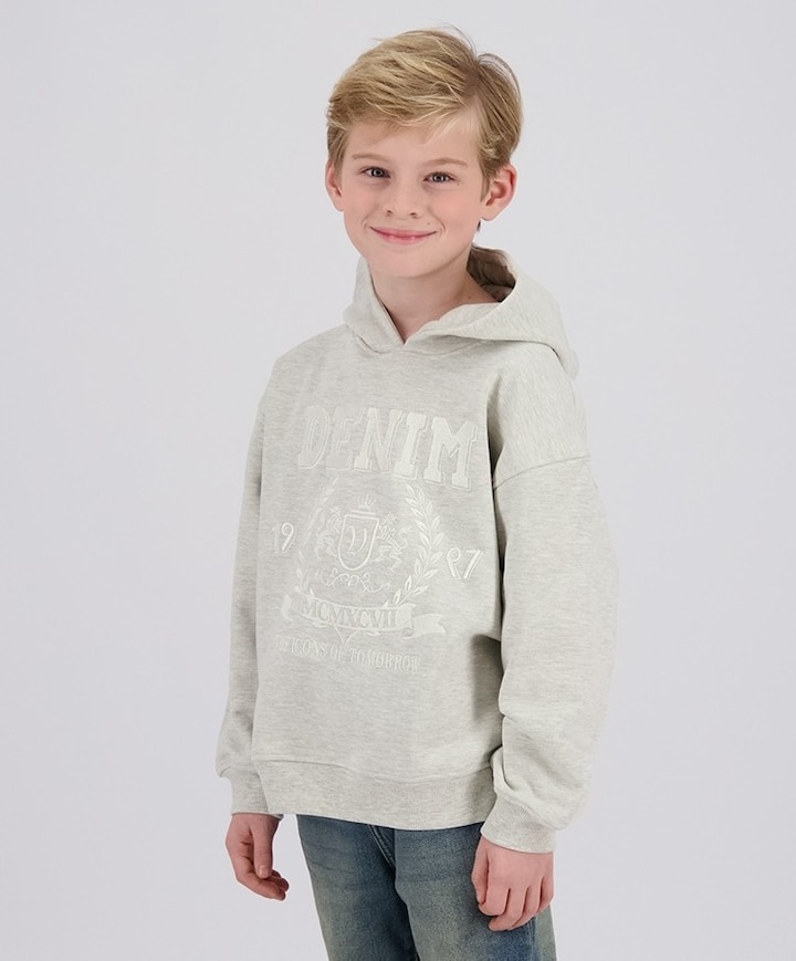 Jongens hoodie ecru