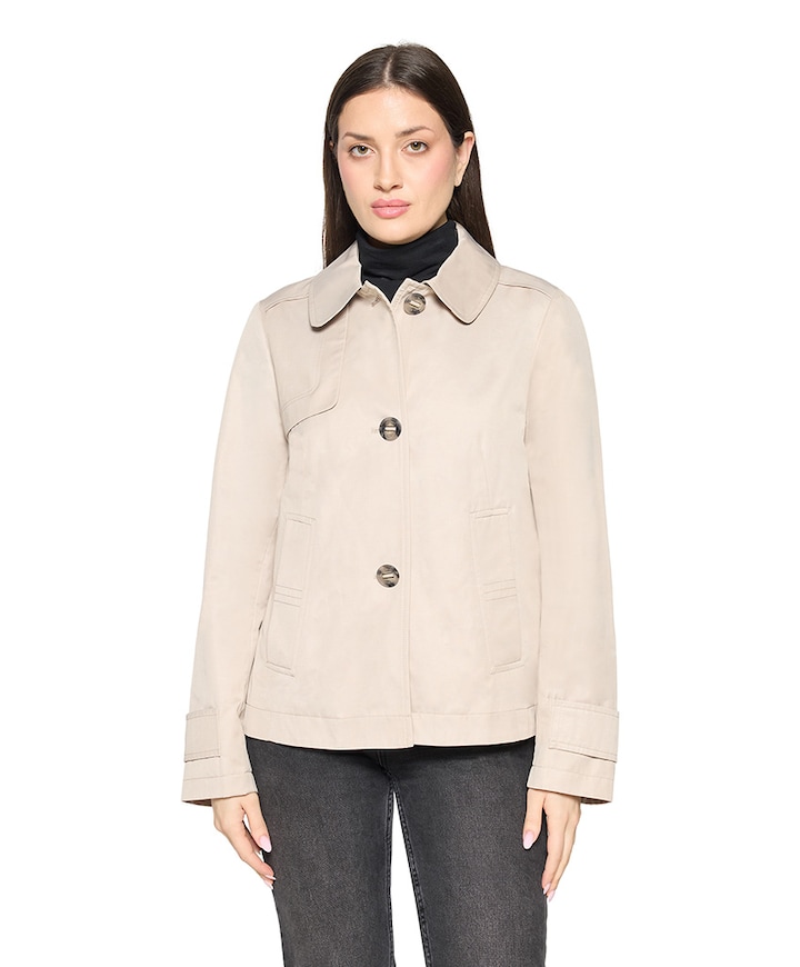 Dames jas beige