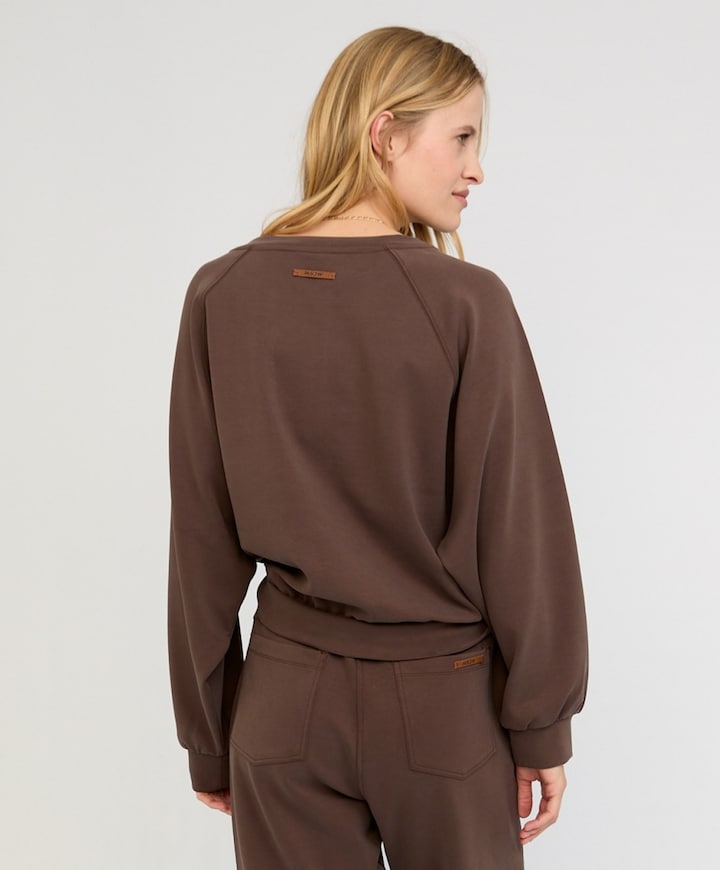 Dames sweater paars