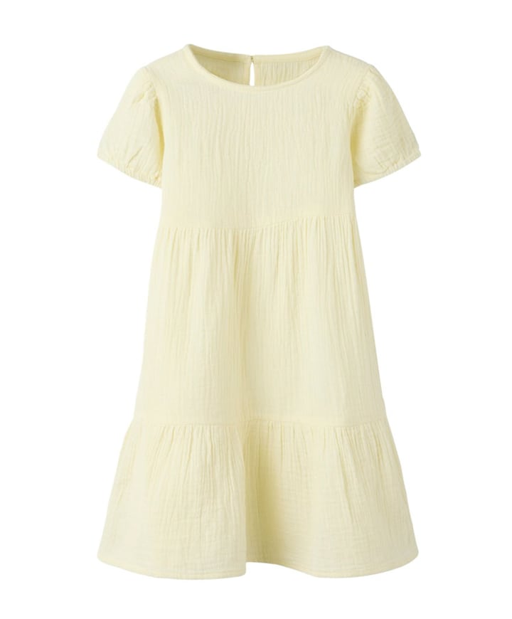Meisjes jurk geel