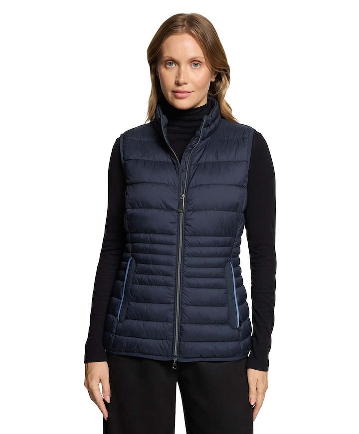 Dames bodywarmer blauw