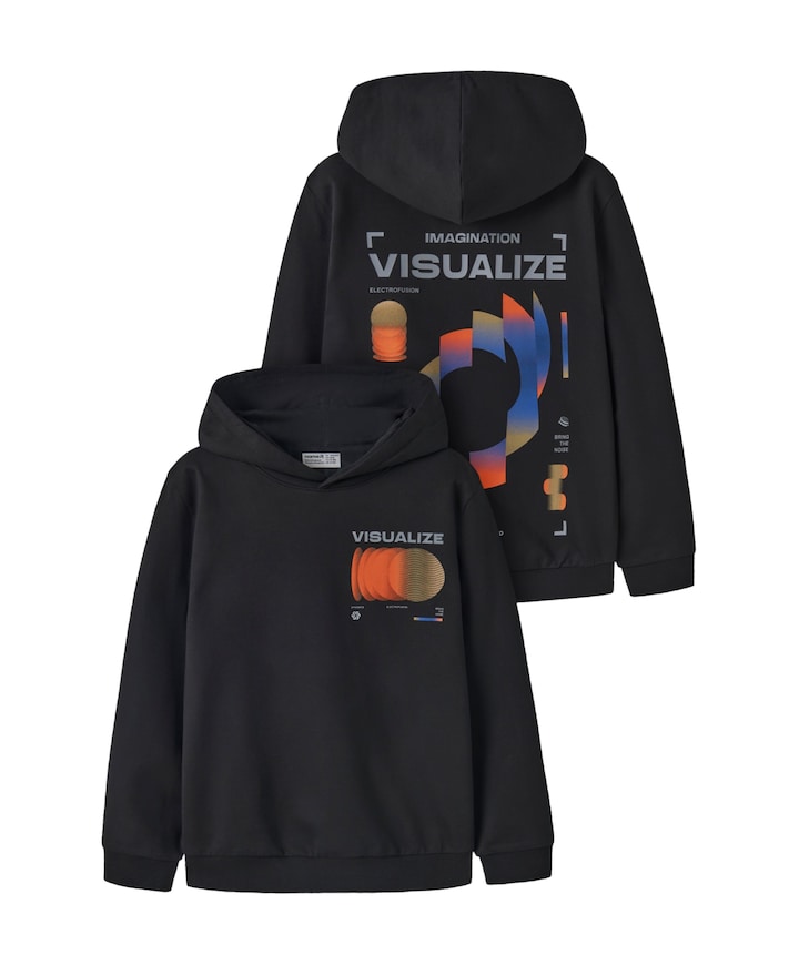 Jongens hoodie zwart