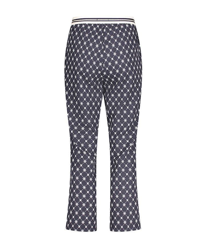 3/4 dames broek blauw
