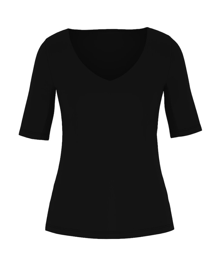 Dames t-shirt zwart