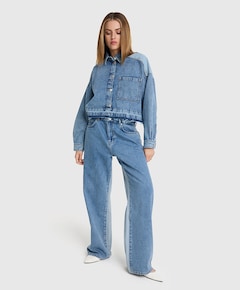 MIX DENIM dames jeans blauw