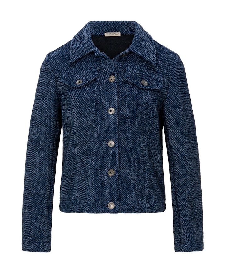 Dames jas blauw