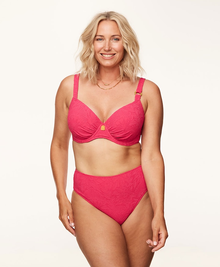 Dames bikinitop roze