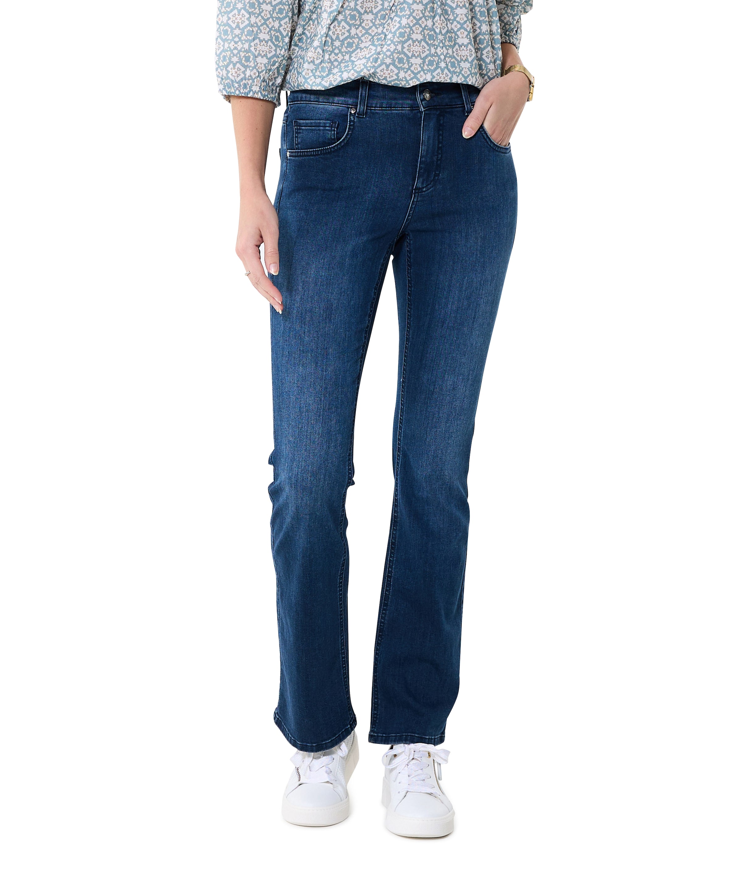Leni dames jeans blauw