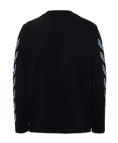 Heren longsleeve zwart