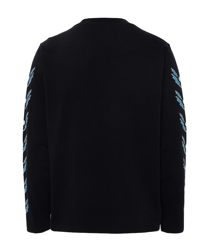 Heren longsleeve zwart