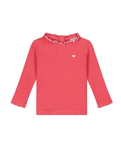Meisjes longsleeve rood