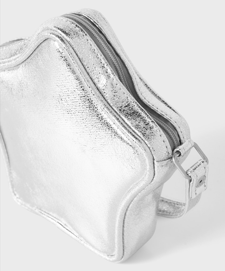 Meisjes tas zilver