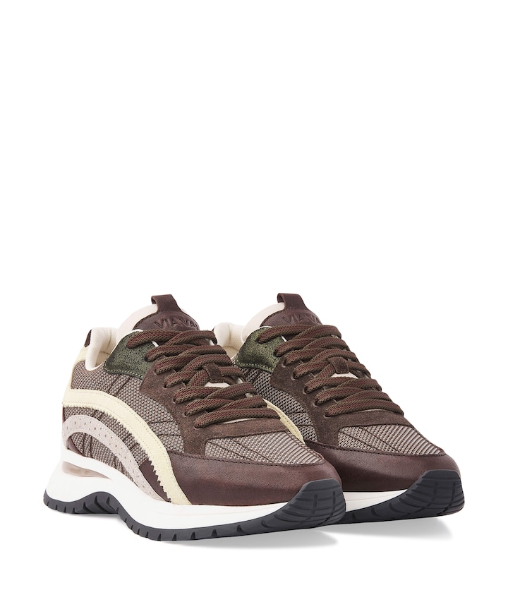 Usher Lott dames sneakers bruin