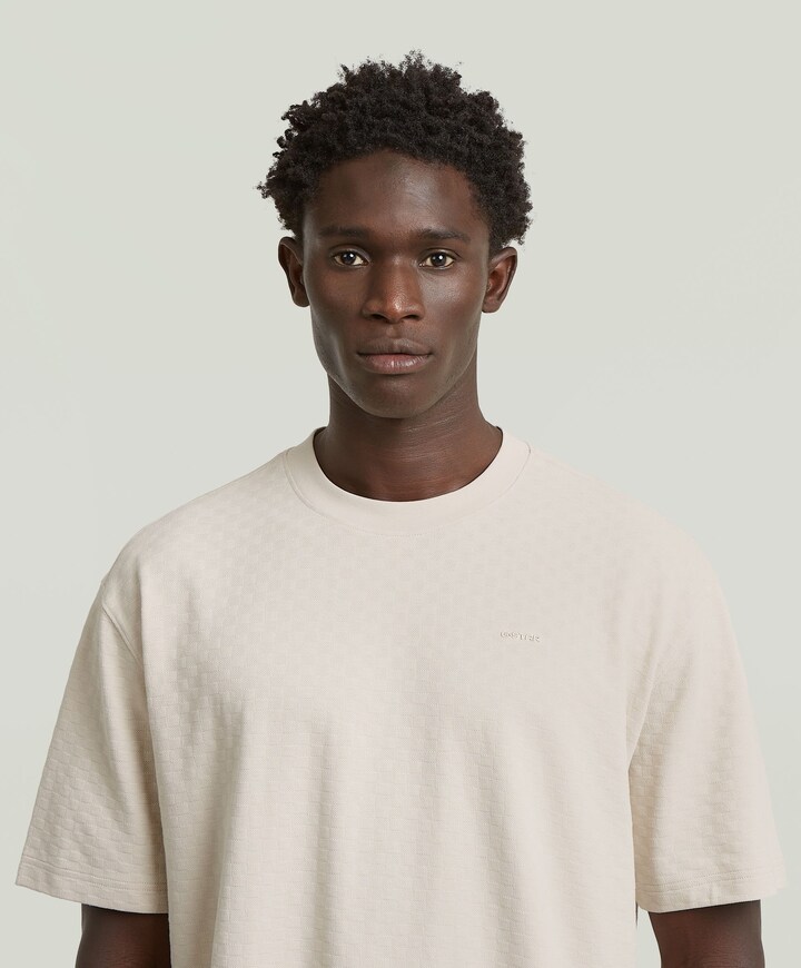 Heren T-shirt ecru