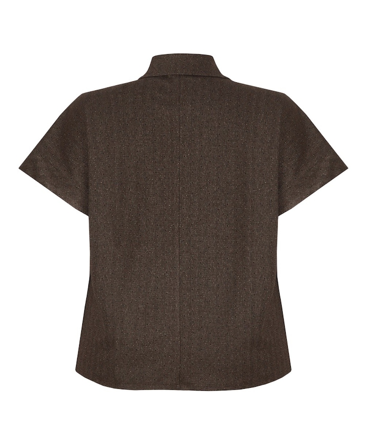 Dames gilet bruin