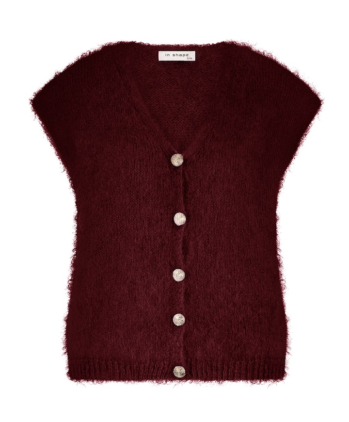 Gilet bordeaux