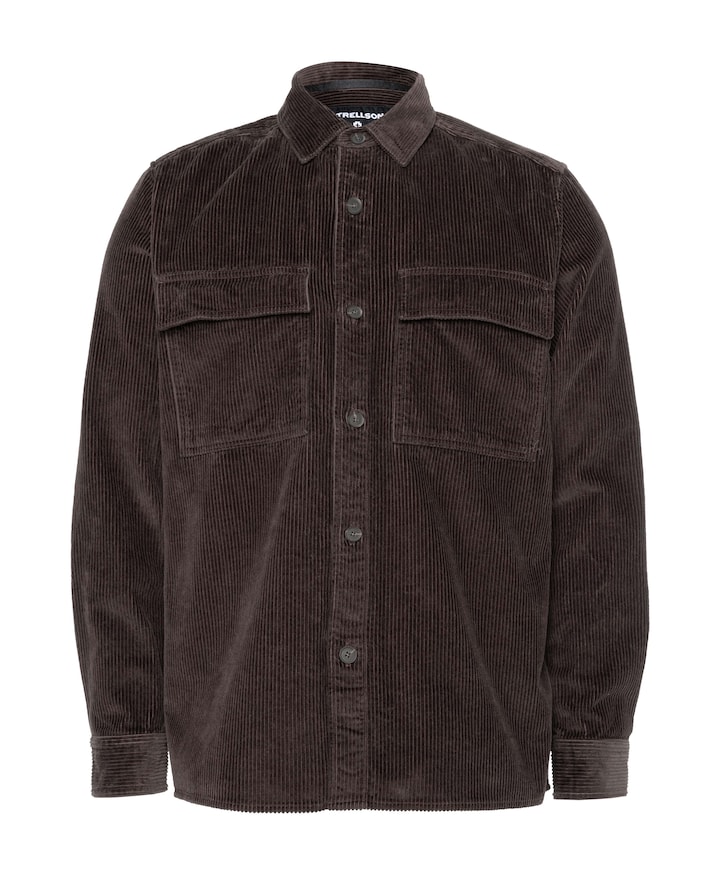 Overshirt bruin