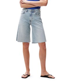 Loose fit jorts bermuda blauw