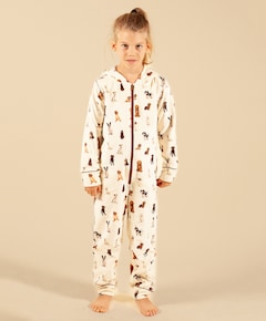 Uniseks pyjamaset  ecru