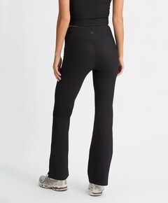 Ribbed R Flare HW Tight dames tight zwart