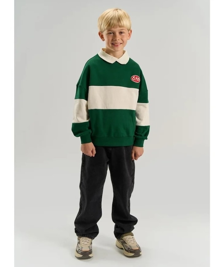 Jongens polo groen
