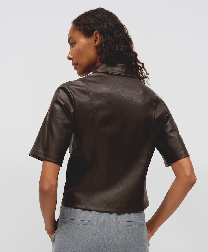 Dames blouse bruin