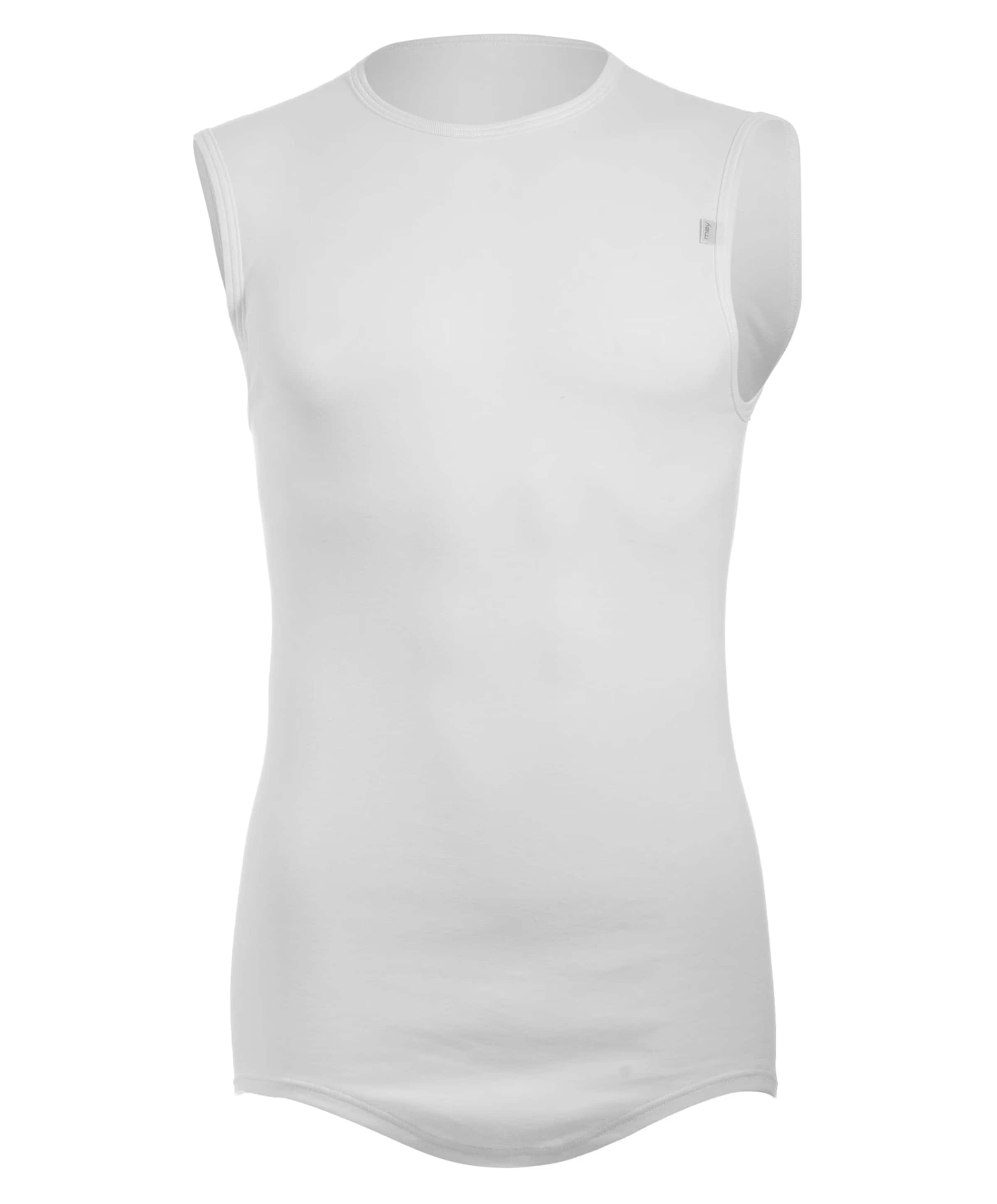 Heren singlet wit