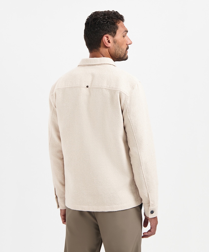 Heren overshirt beige