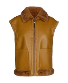 Dames gilet geel