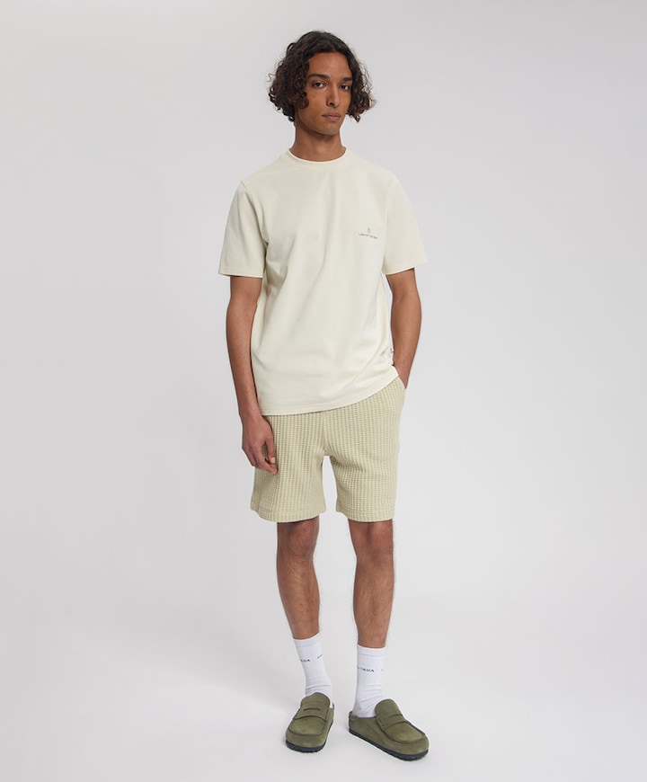 Heren T-shirt beige