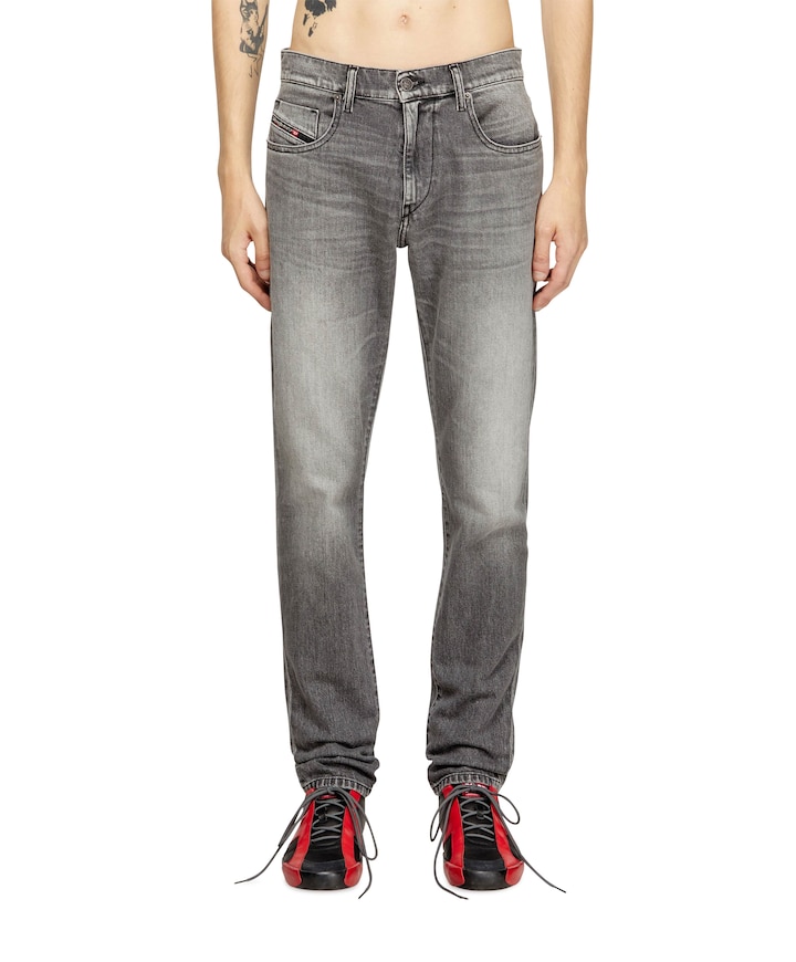 2019 D-STRUKT heren jeans zwart