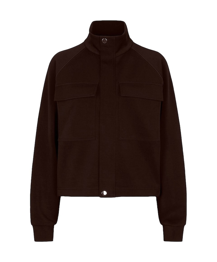 Dames vest bruin