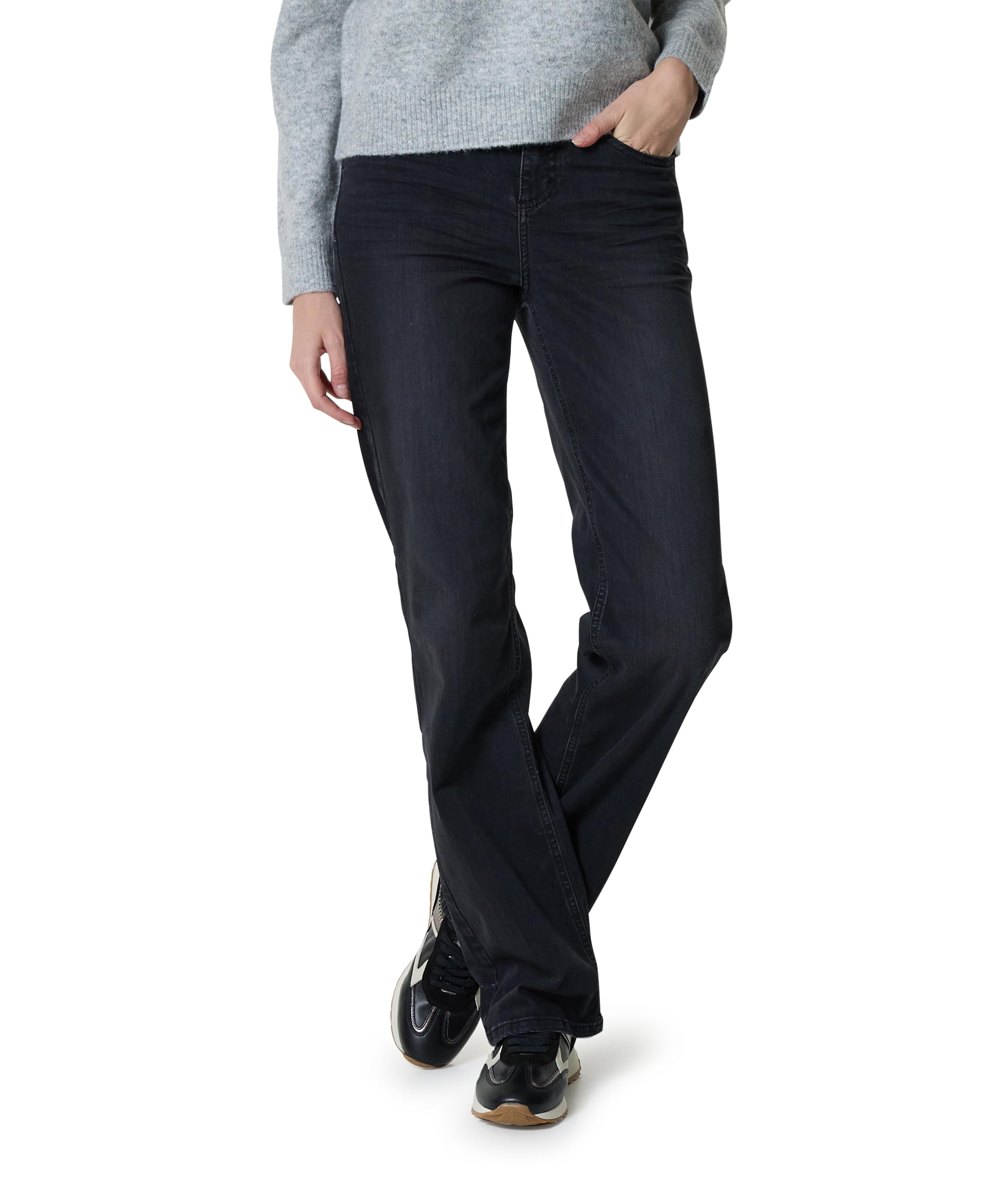 Lara dames jeans grijs