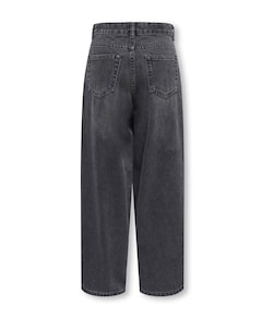 KOGGIANNA-ELLA MW BAGGY STRAIGHT DN meisjes jeans zwart