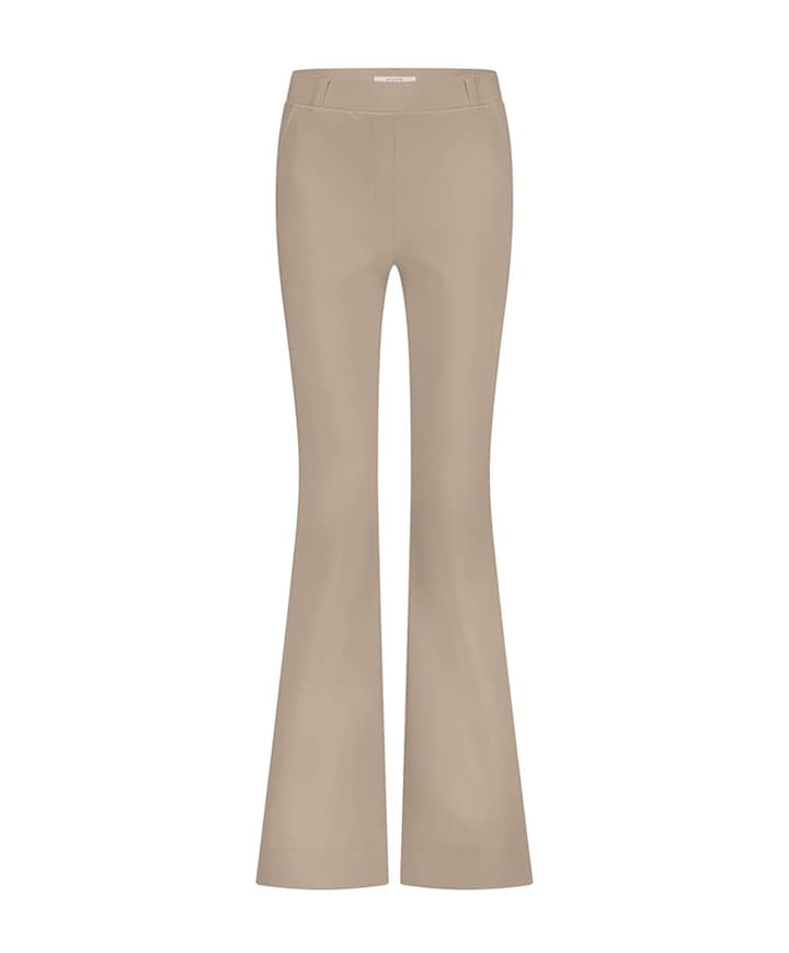 Flair LONG bonded broek beige
