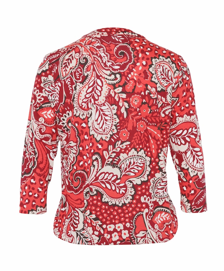 Dames longsleeve rood