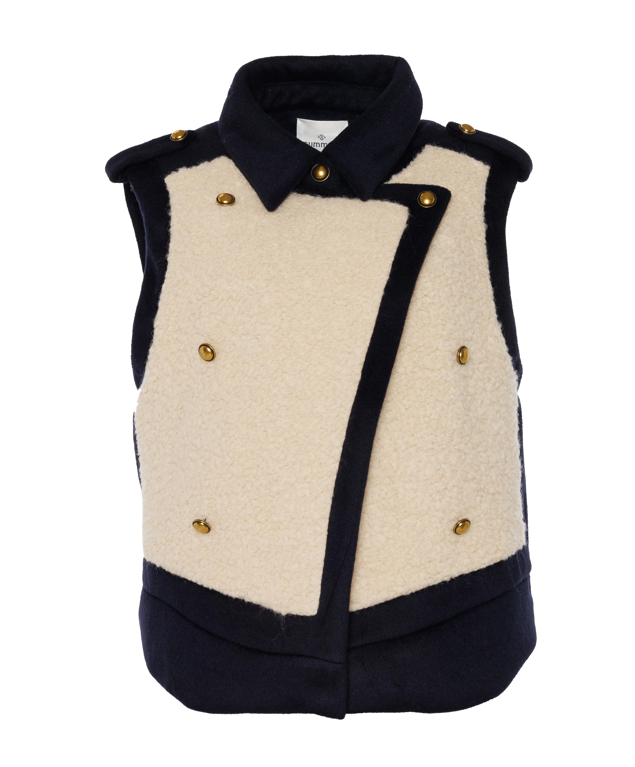 Dames gilet blauw