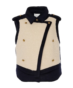 Dames gilet blauw