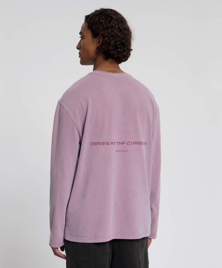 Heren longsleeve roze