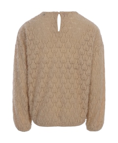 Meisjes trui beige