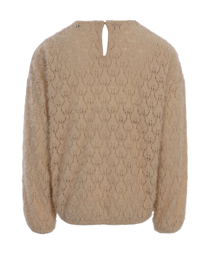 Meisjes trui beige