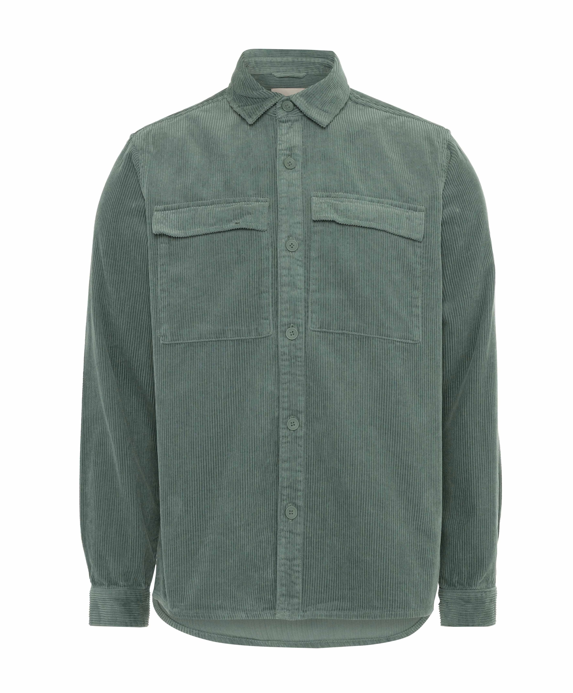 Heren overshirt groen