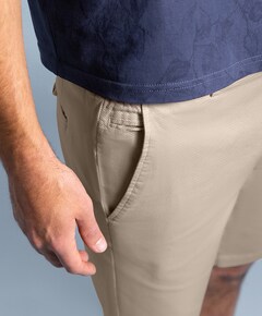 Bermuda Plain heren korte broek beige