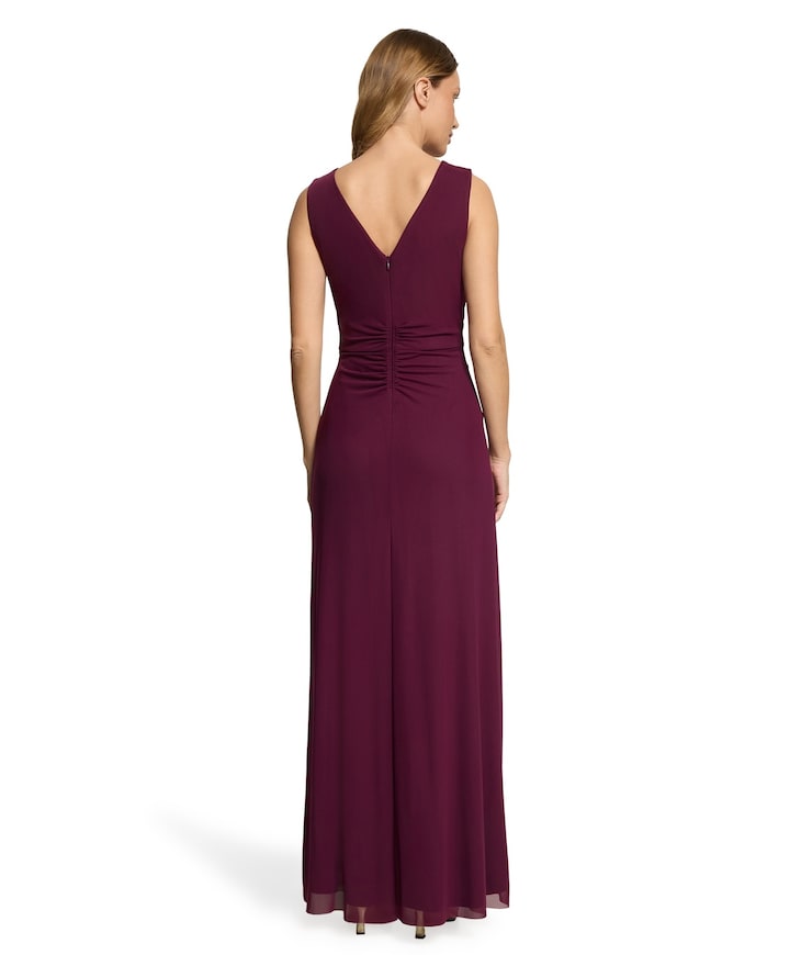 Dames jurk bordeaux