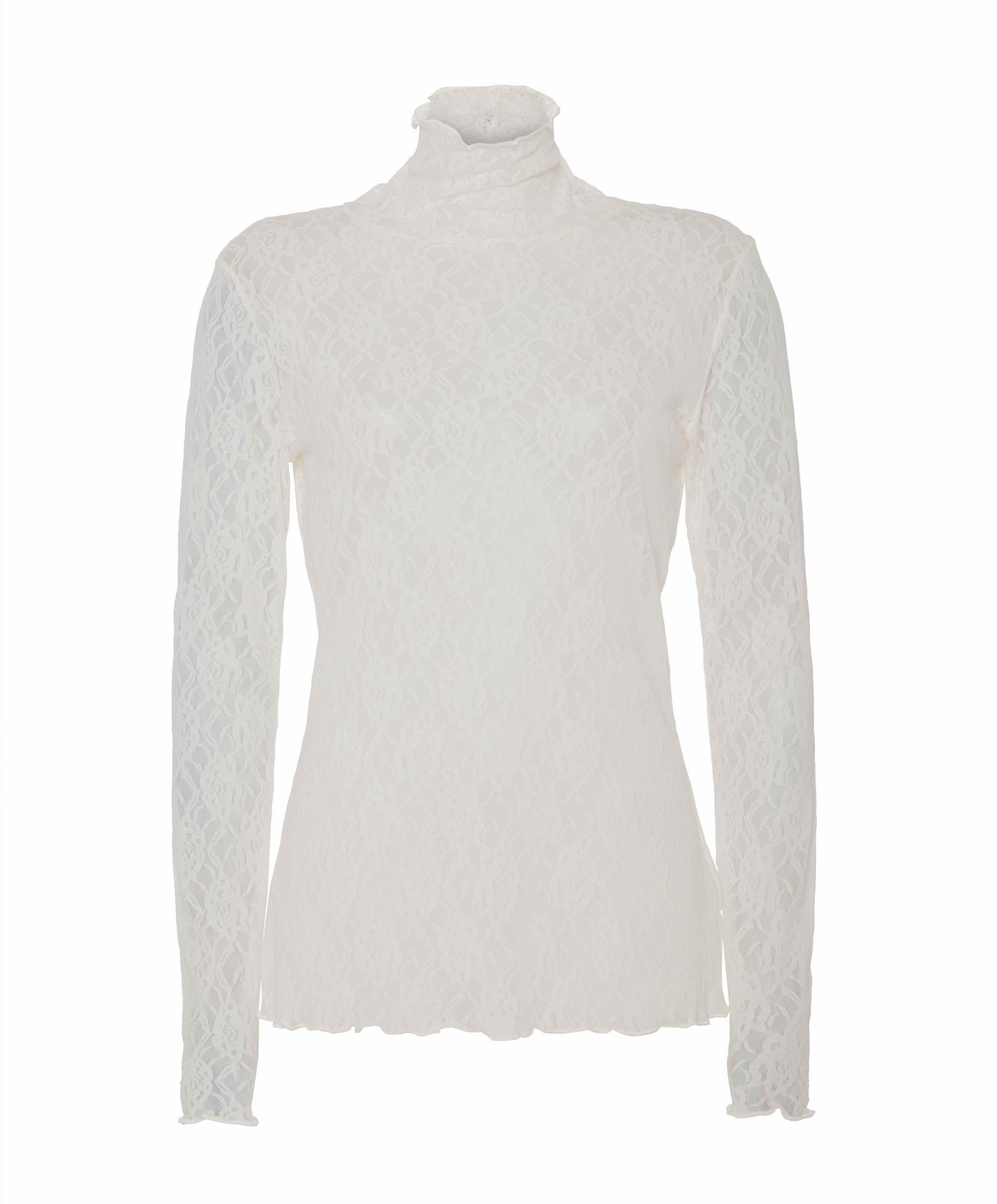 Dames top ecru