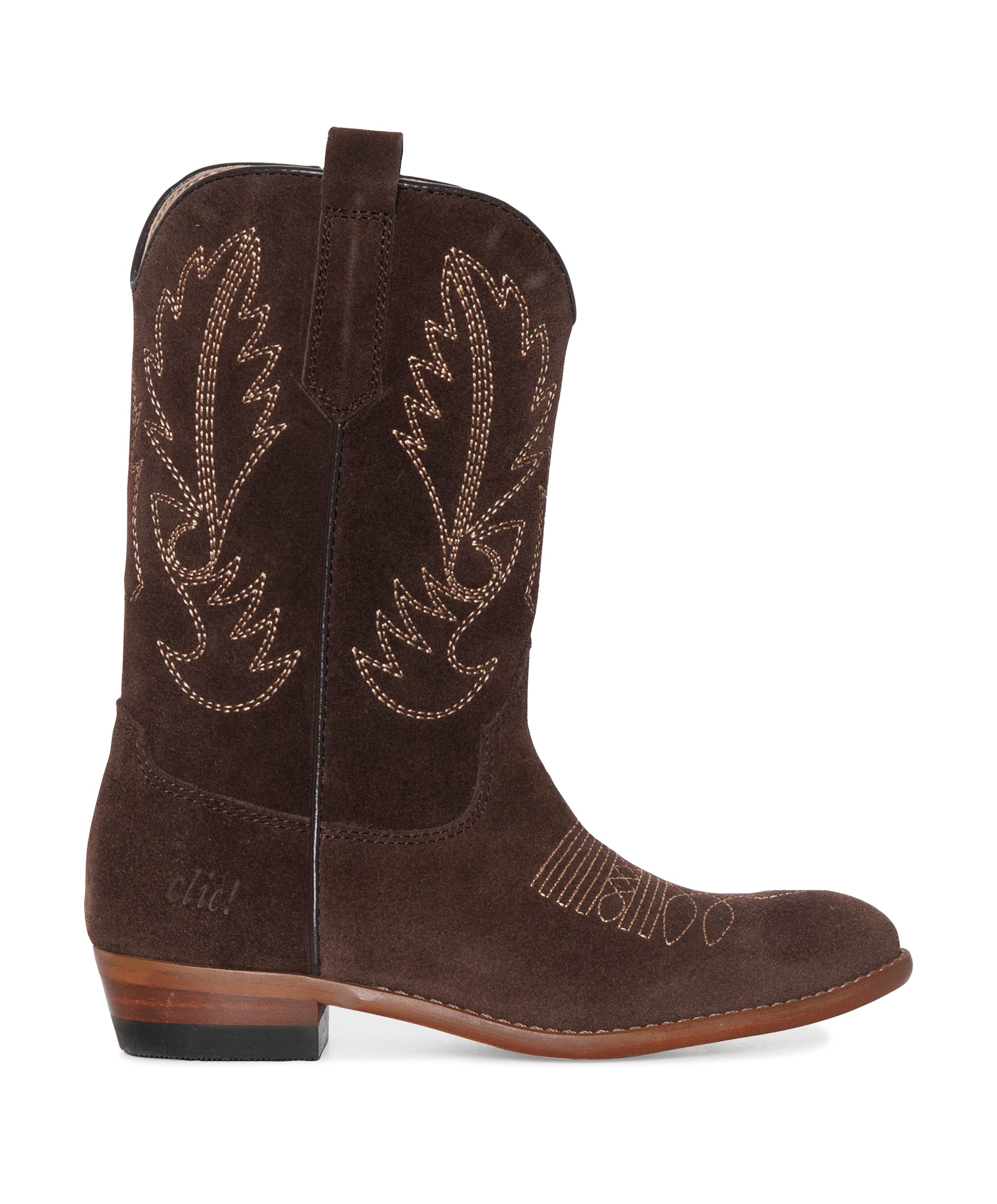 Country cuero meisjes laarzen bruin