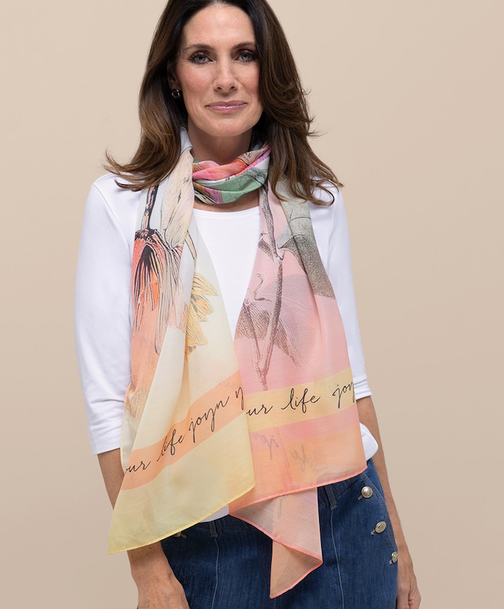 Dames sjaal multicolor