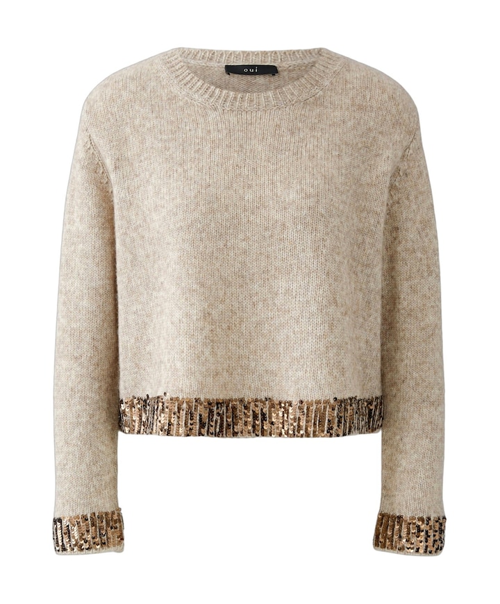 Dames trui beige