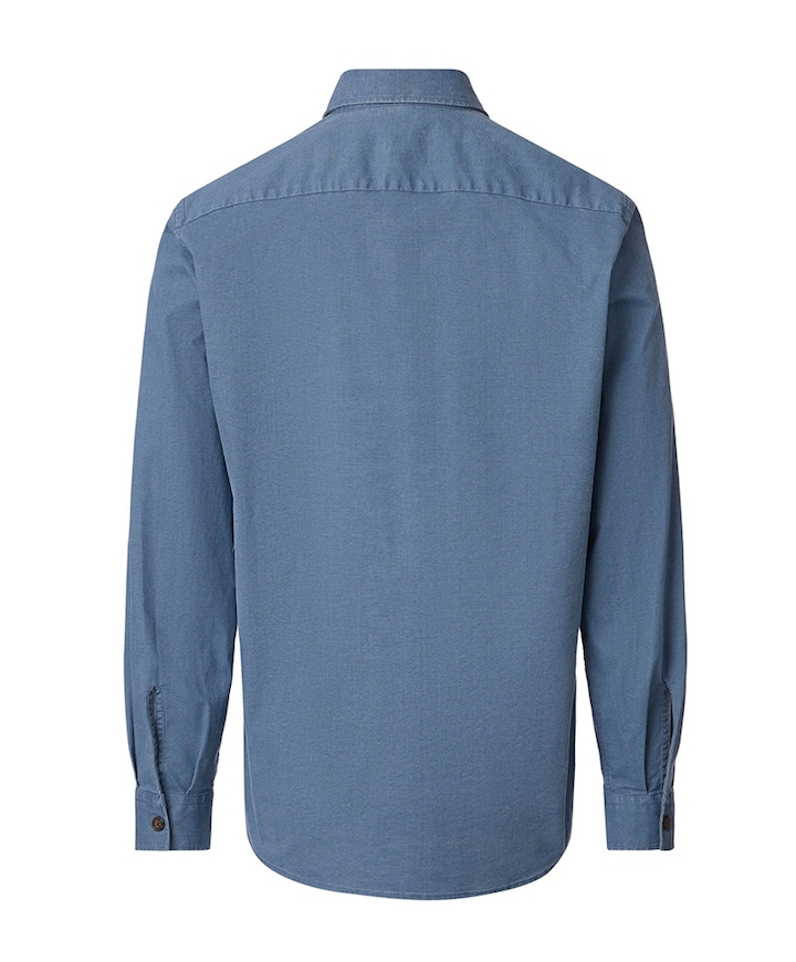 Heren overshirt blauw